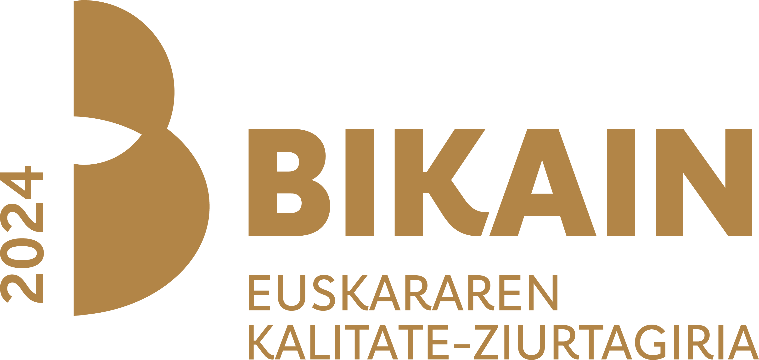 Urrezko Bikain ziurtagiria